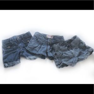 GAP AND ROXY JEAN SHORTS